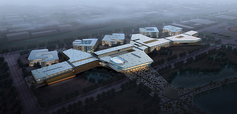 城市中央商务区设计案例效果图2-7