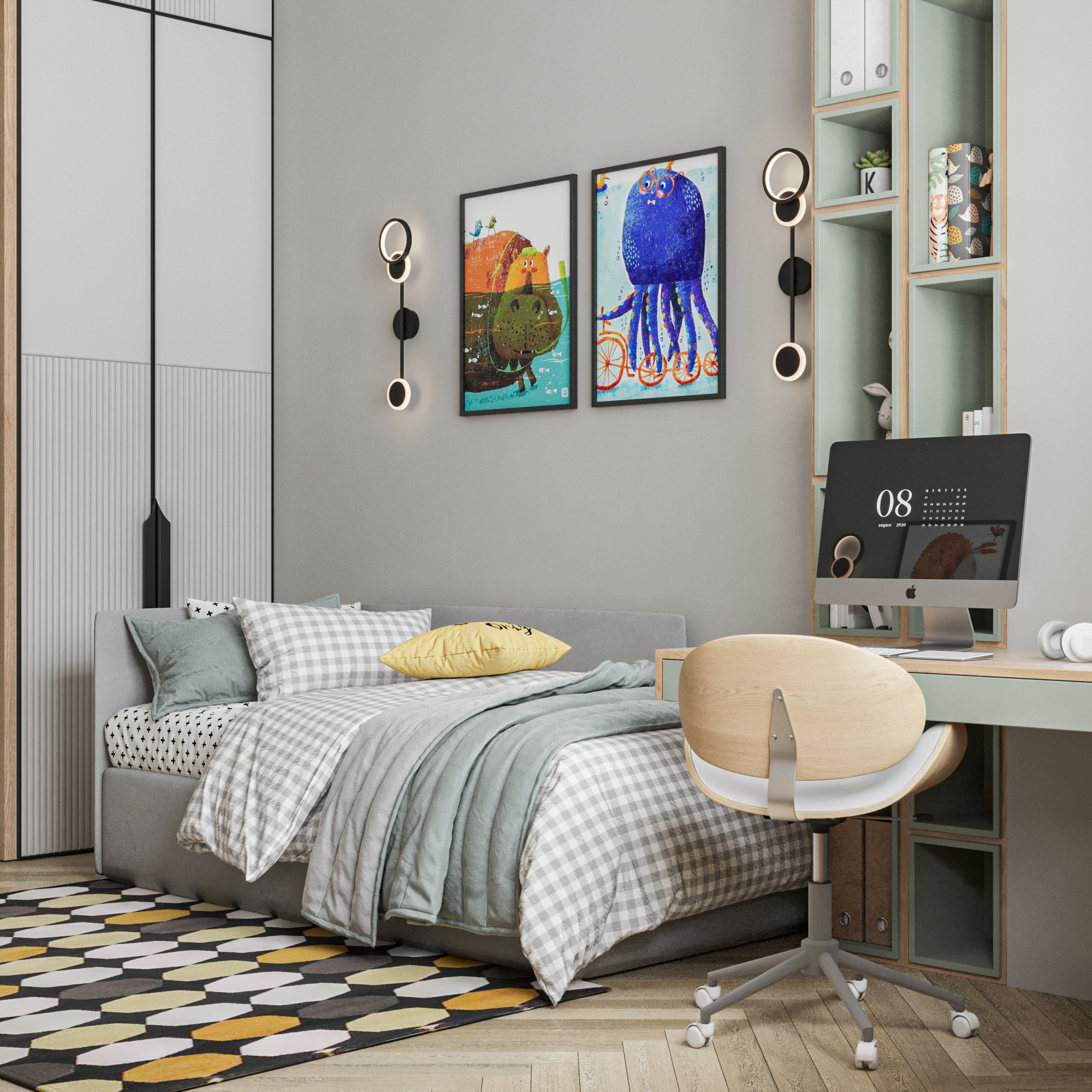 Moskow 儿童房设计-7