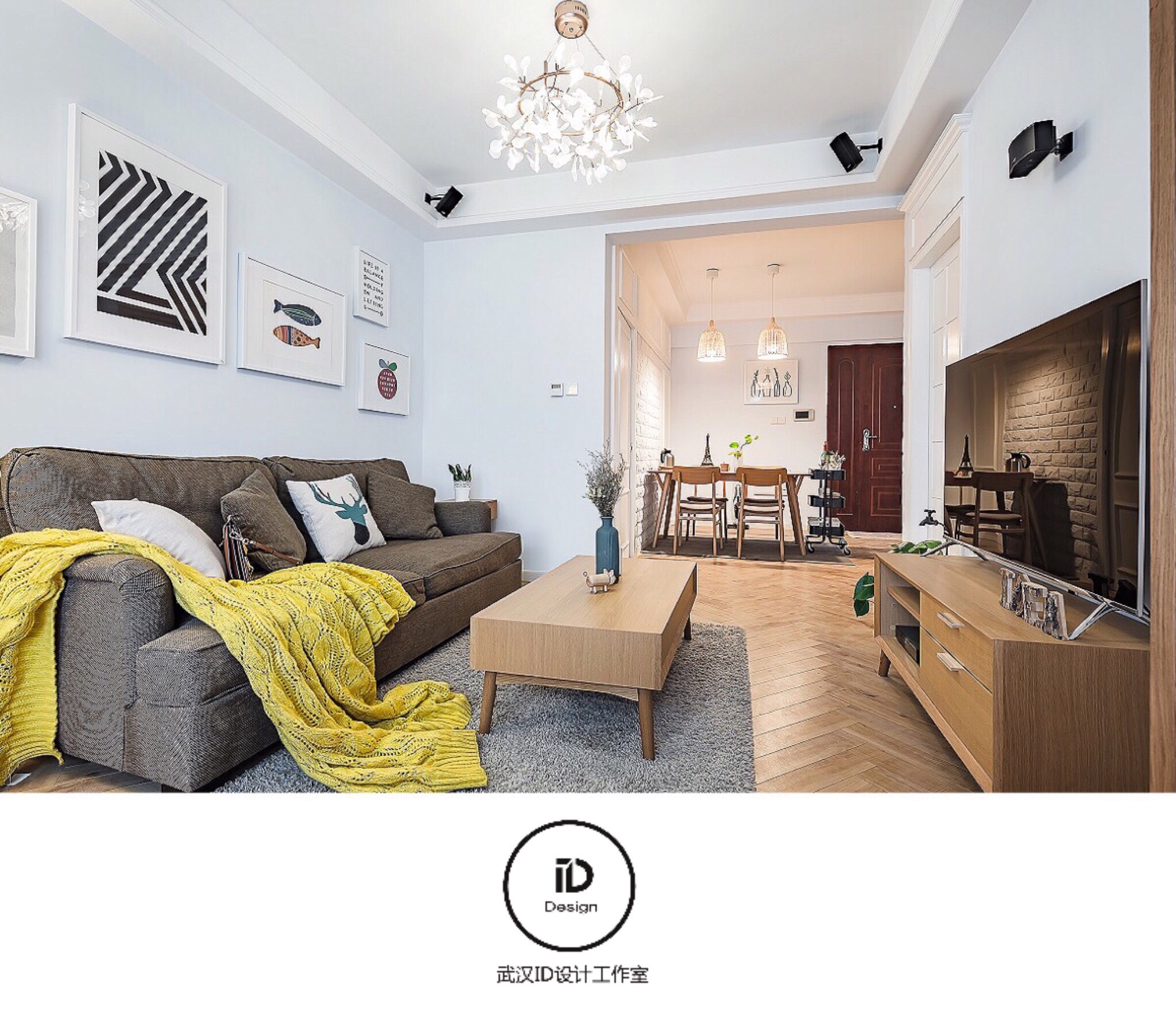 91㎡北欧日式婚房,融合风格打造收纳空间-32