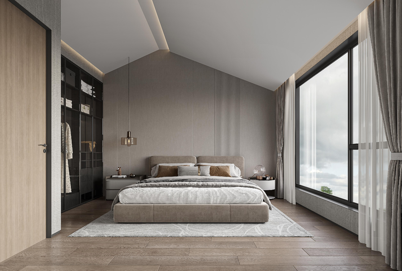 自然光影的别墅空间丨H 空间全案设计-18