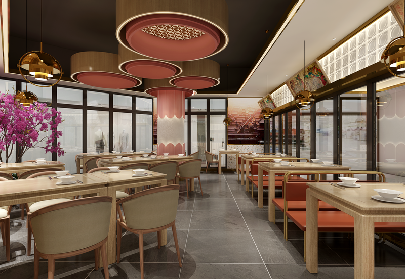 轻奢风鸵鸟鲜生超市，明亮洁净的购物空间-4