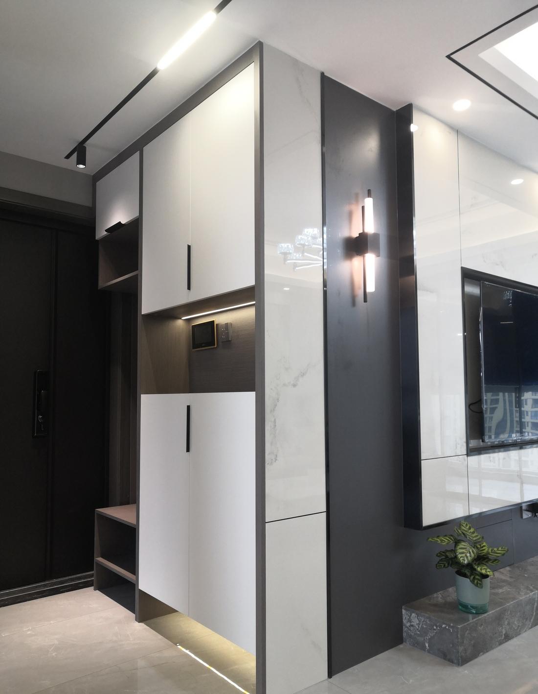 
灰度丨119㎡四房简约现代 -0