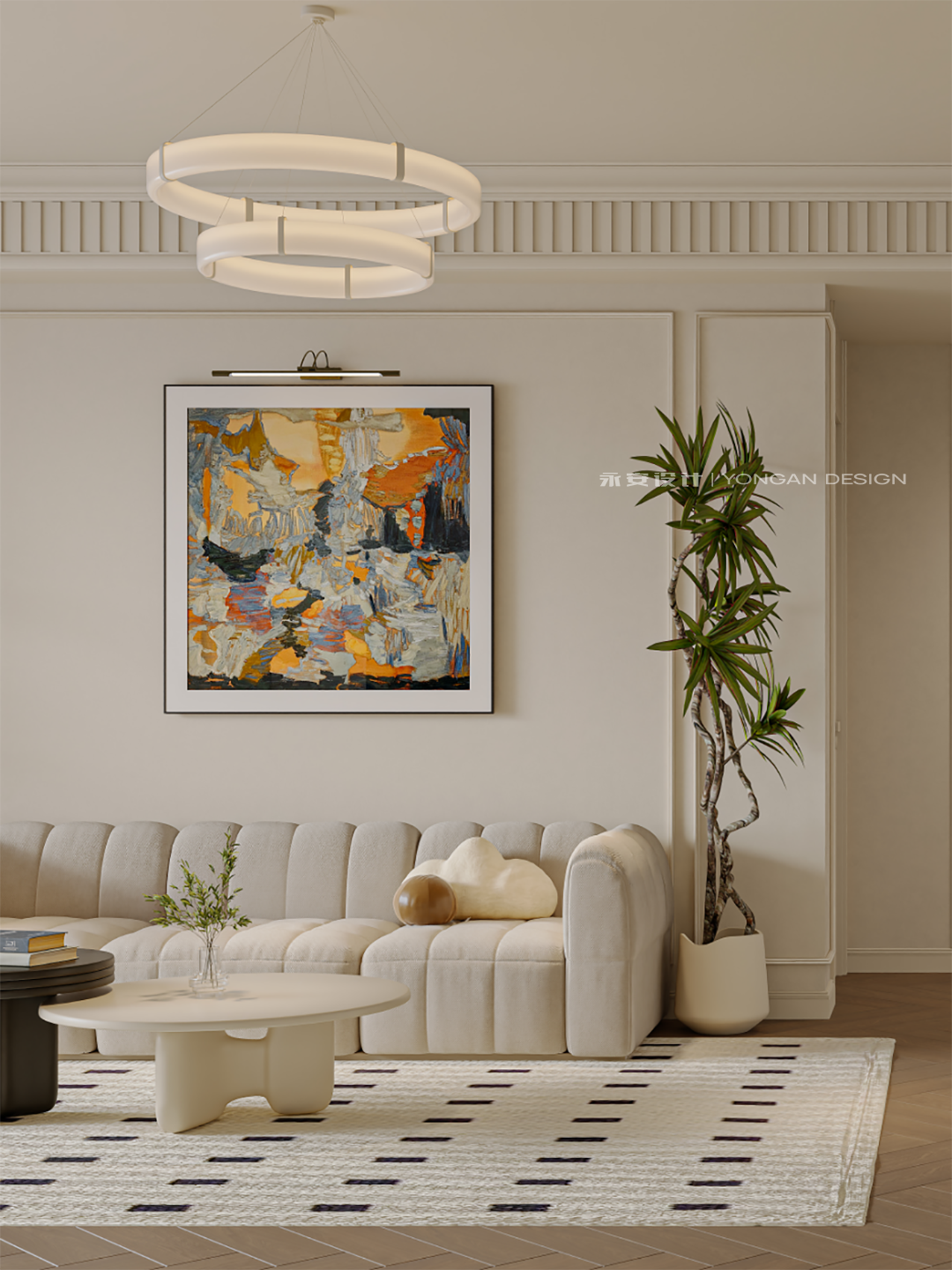 永安新作丨绿海湾110m²【皎洁入梦·诗意法式】-61