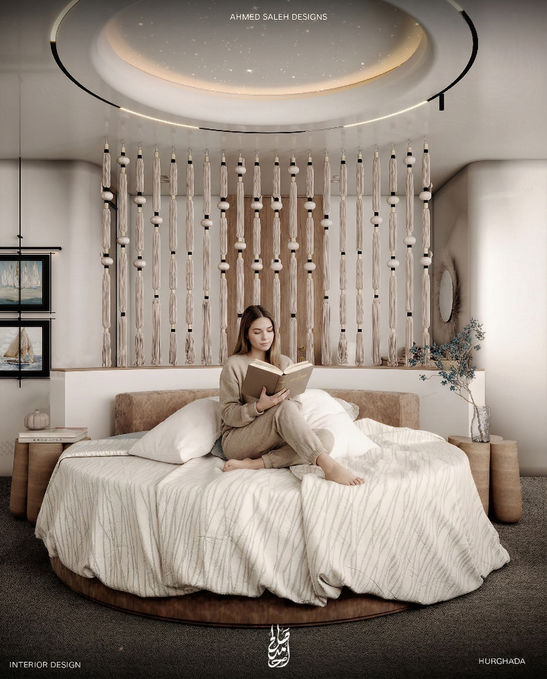 Serene Coastal Retreat – Bedroom Interior Design-1