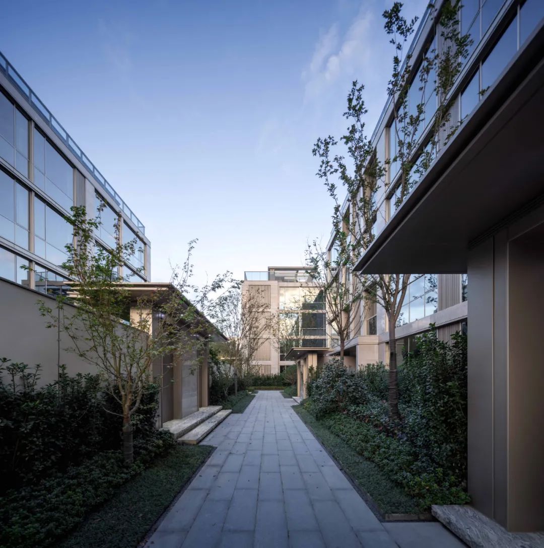 现代叠院建筑丨是然建筑摄影-74