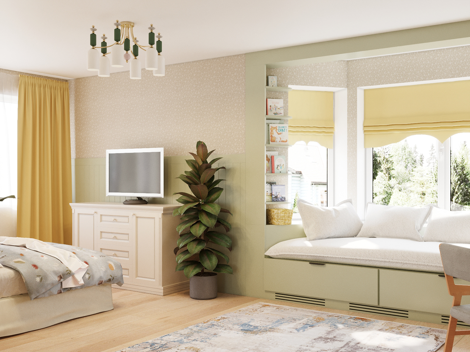 女孩专用的宽敞卧室丨俄罗斯丨Anastasia Ferreira-2