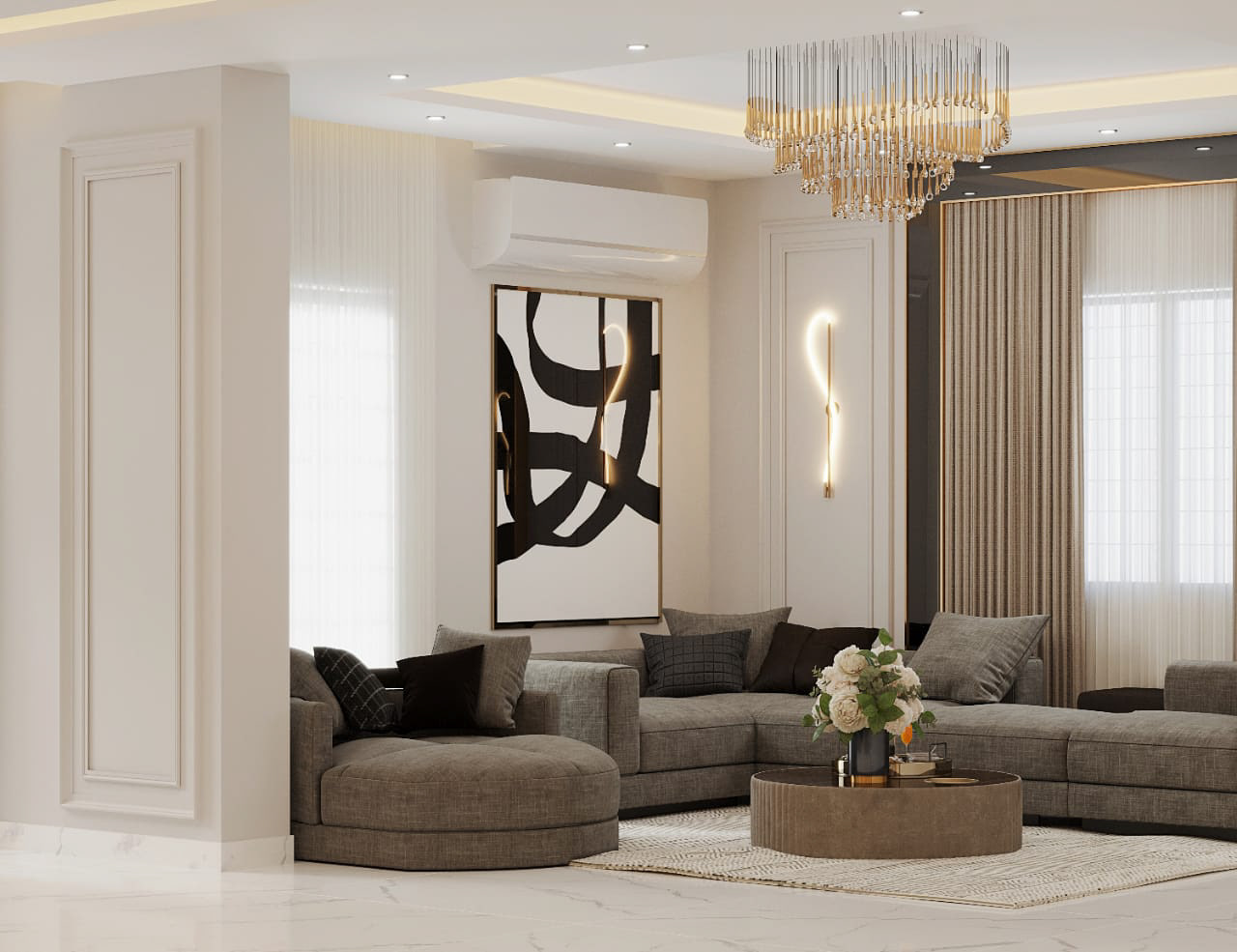 Neoclassic 公寓室内设计丨埃及开罗-6