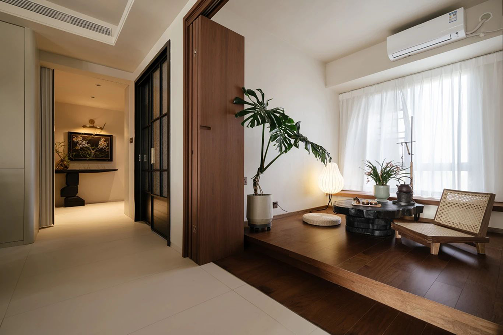 侘寂风私宅设计丨筑言设计,武汉三伏设计-17