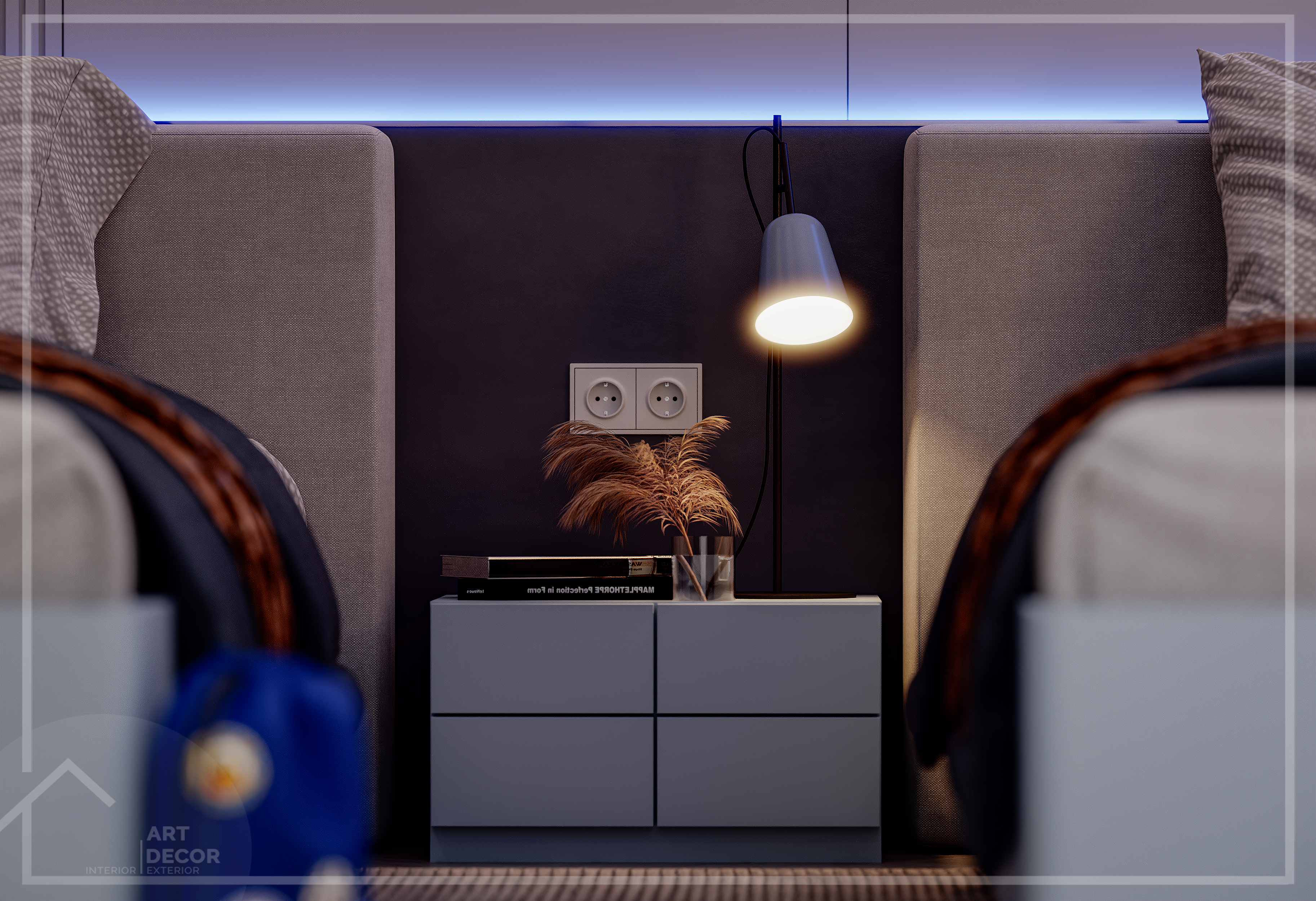 Modern Teen Bedroom - Madridistas | New Mansoura City-15