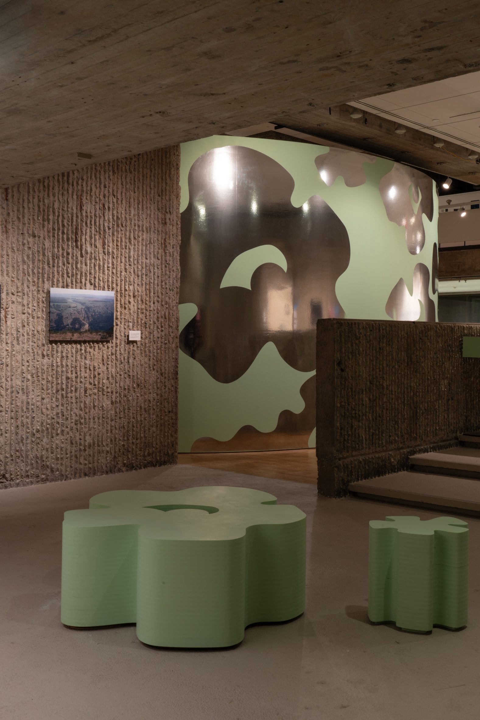 Flower-covered theatre forms centrepiece of Denise Scott Brown's photography exhibition-7