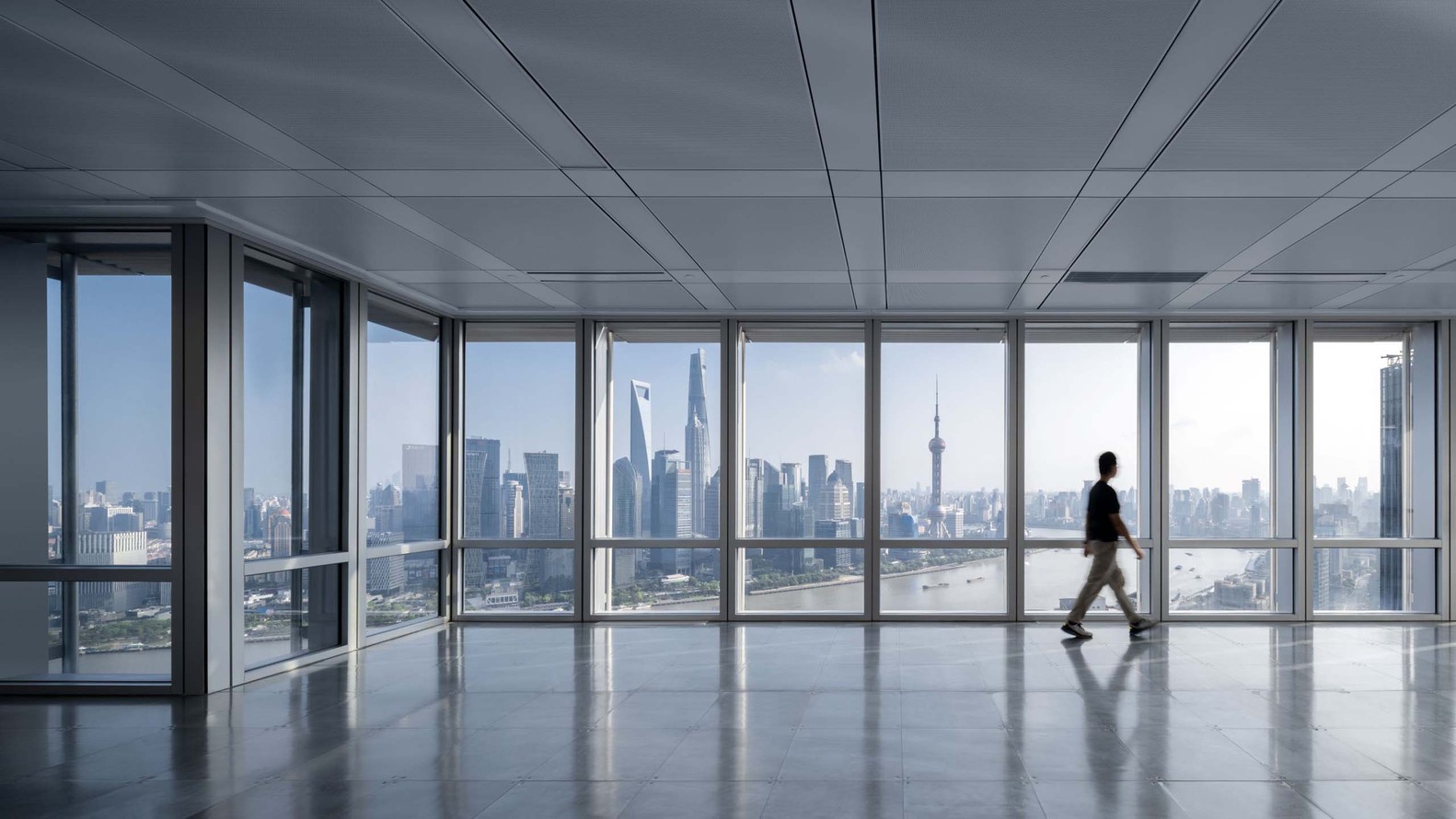 Raffles City The Bund 办公建筑设计丨中国上海丨Pelli Clarke & Partners-33