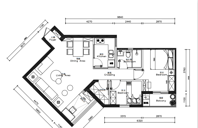 深圳福田 75㎡学区房改造,打造素雅温馨家居空间-20