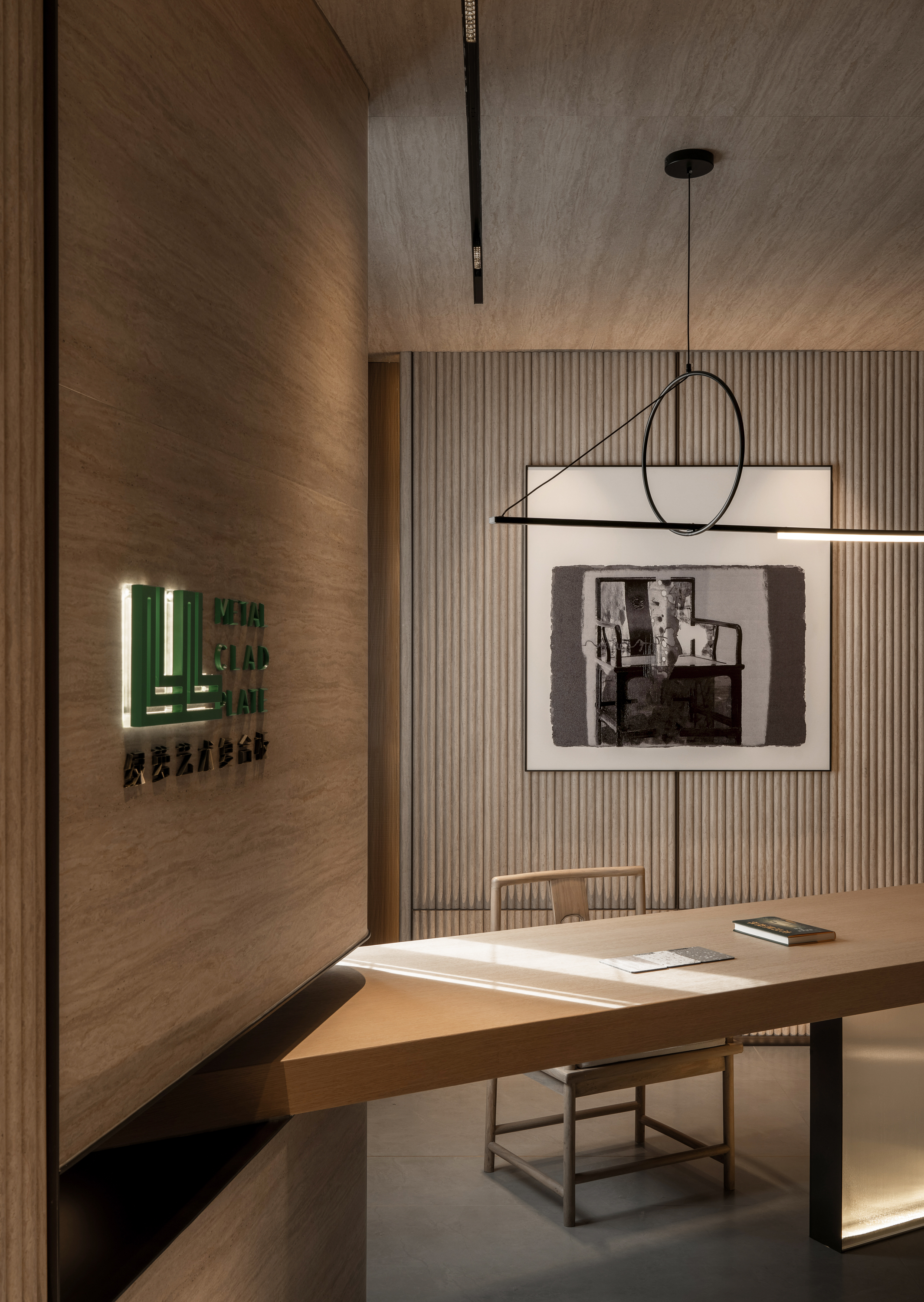 沈阳绿萝复合板艺术展厅丨中国沈阳丨QI'S建筑设计师事务所-24