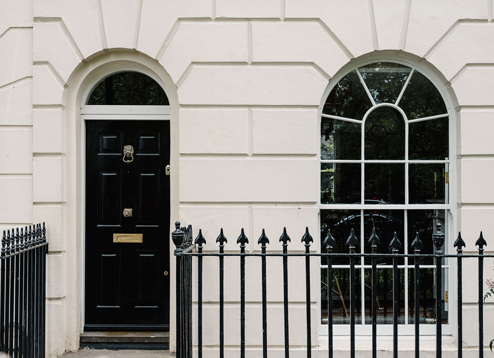 伦敦乔治亚风格住宅的优雅内饰-25