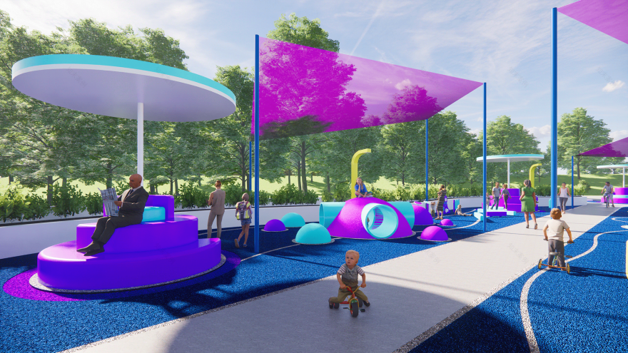 Waller Park(沃勒公园)包容性游乐空间-21