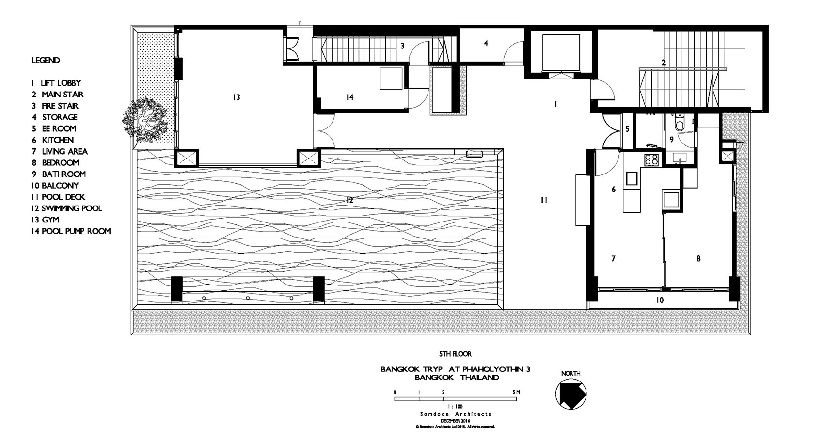 曼谷TRYP酒店&私人住宅,曼谷 / Somdoon Architects-43