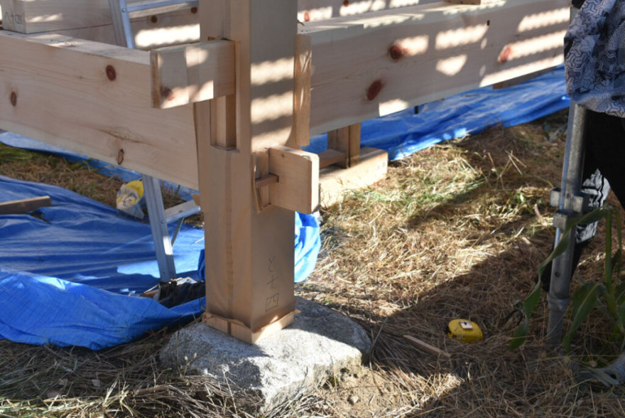 根の上の石場建て8 建前丨水野设计室-33