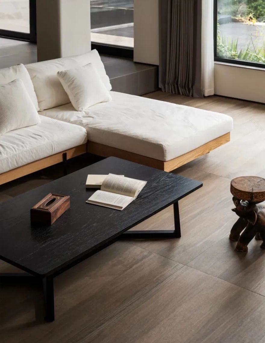 私宅设计:380㎡东方自然主义,引绿构景,四季漫生趣-17