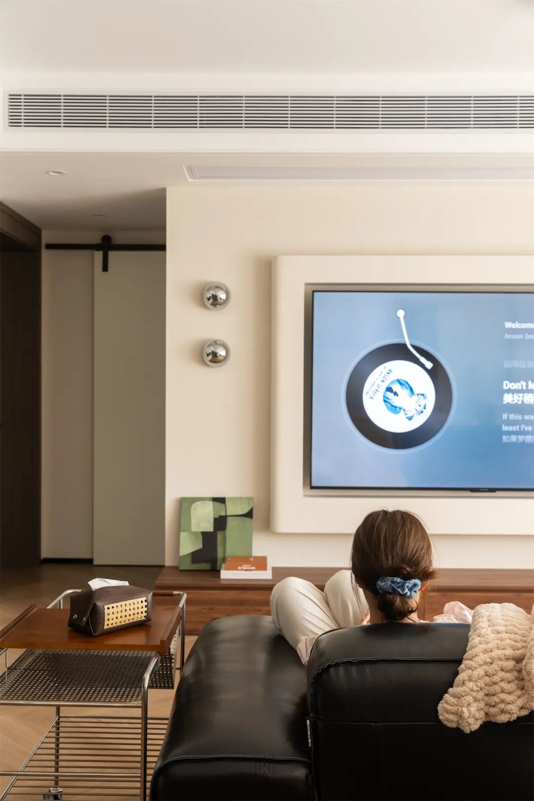 内舍软装丨123㎡现代中古风，在时光褶皱里收藏家的温柔诗篇！-0