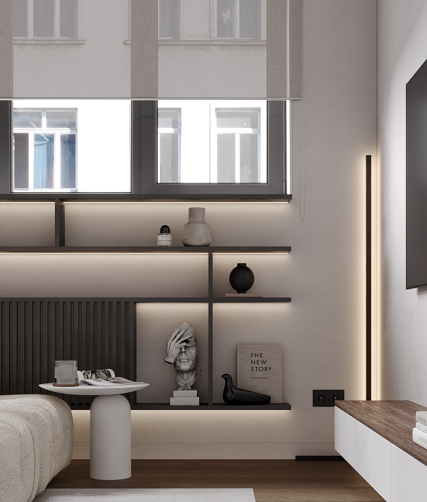 48㎡复式小空间公寓设计-7