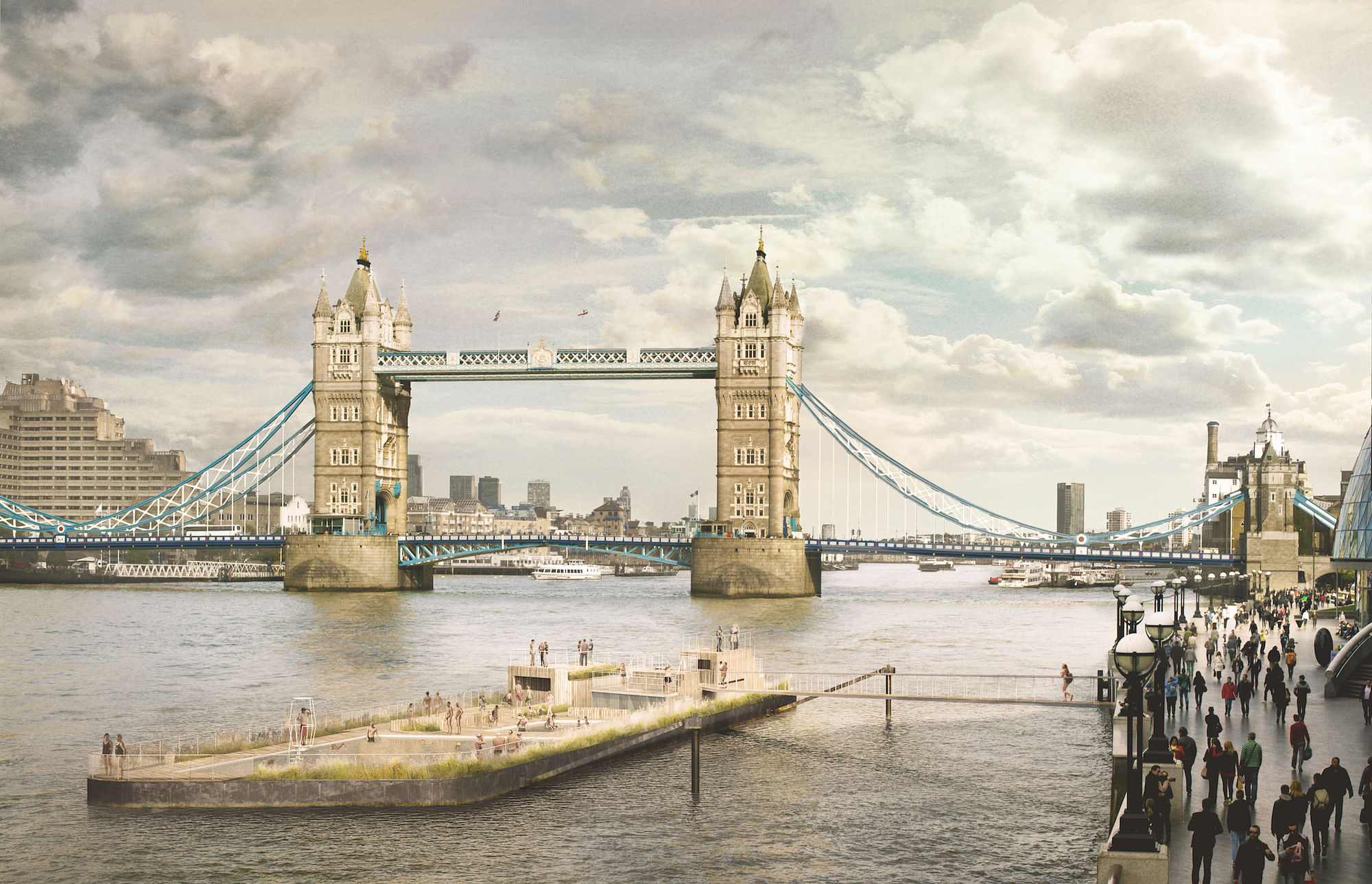 泰晤士浴场丨英国伦敦丨Studio Octopi-8