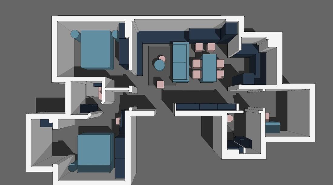 杭州雍泽府 89㎡空间设计,开阔视野与多功能性的完美结合-11