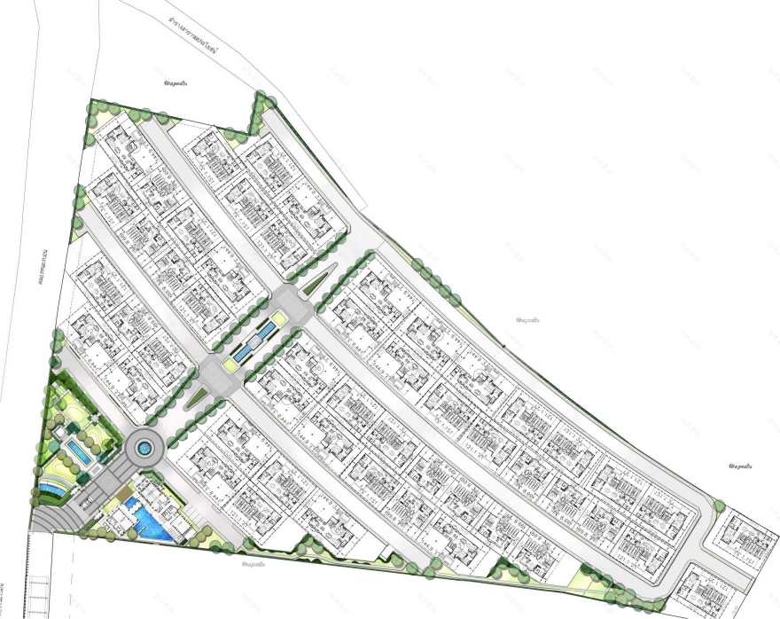 曼谷豪华社区 Palazzo Srinakarin 景观设计-24