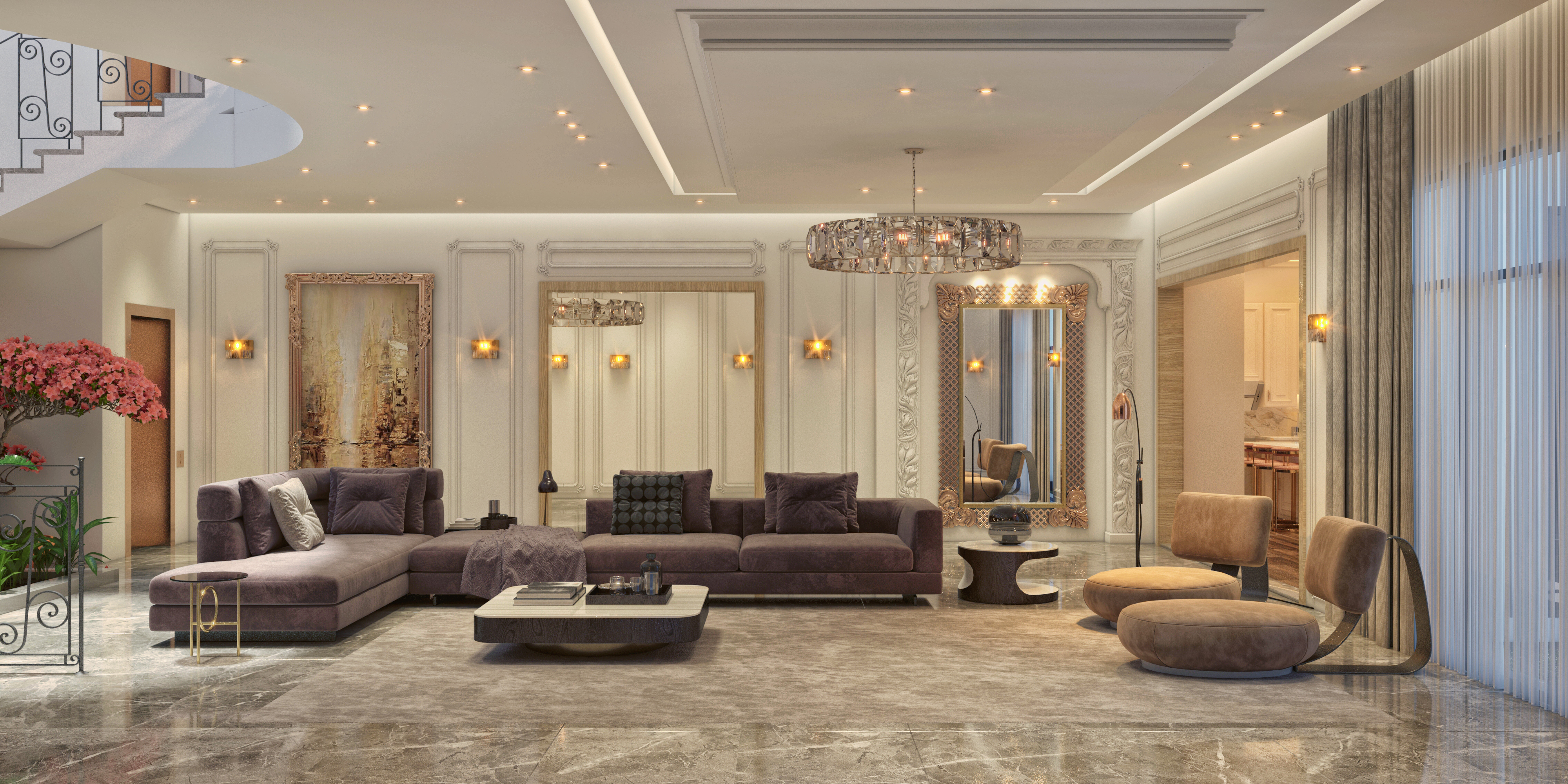 DUPLEX VILLA LIVING ZONE-7