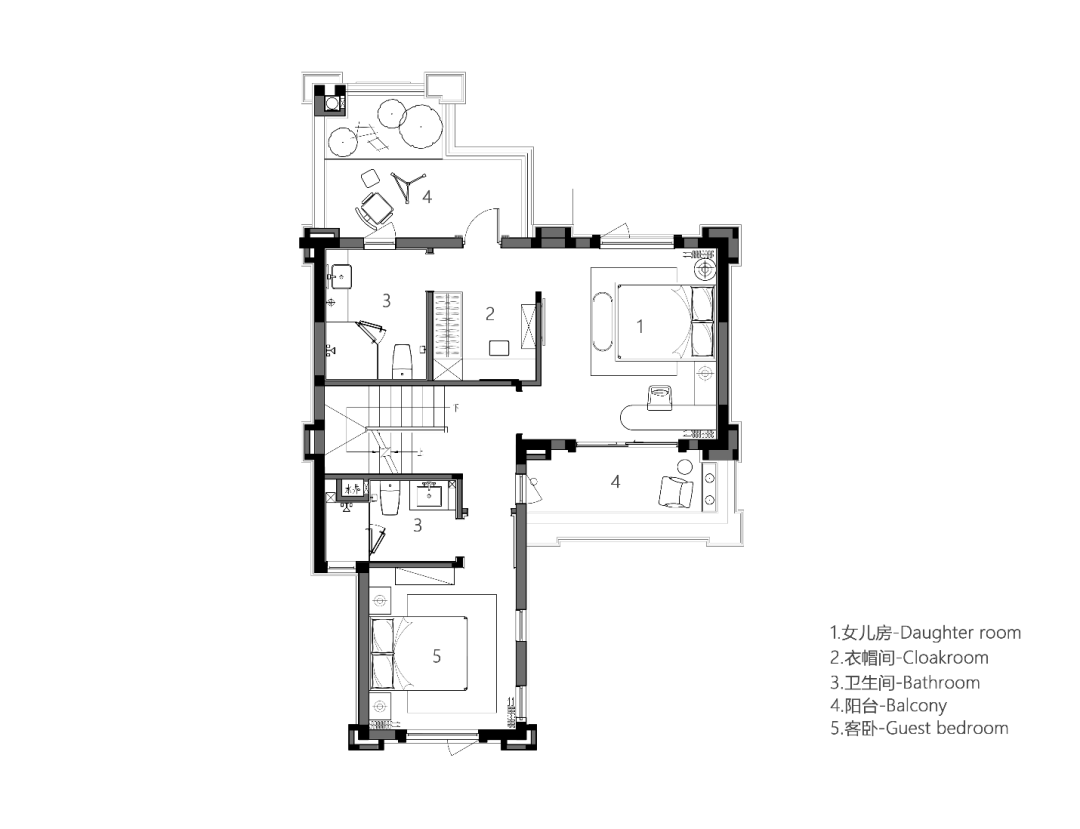 昆明金地自在城二期 135㎡合院样板间丨中国昆明丨元禾大千-63