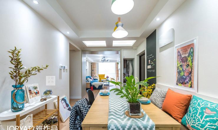 JORYA 玖雅丨 14㎡平层开放式厨房卡座餐厅设计-16