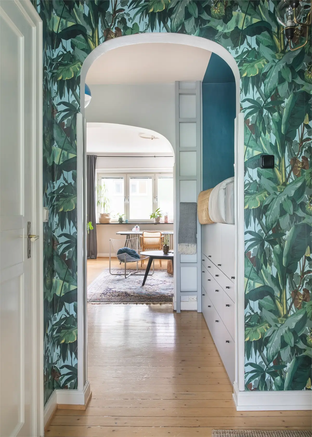 瑞典小公寓的异域风情设计-2