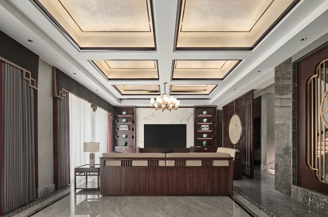 汊河别墅新潮东方 中式风格丨中国滁州丨山舍设计-48