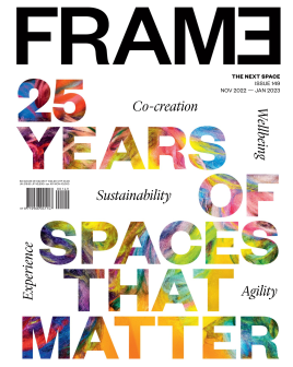 《FRAME》是荷兰一本著名室内设计杂志。内容包含最热门的空间设计、最酷的产品，以艺术和建筑增其内涵——这就是FRAME杂志的精髓