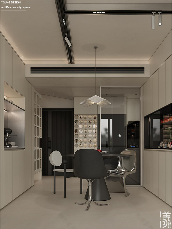 Young设计 · 黑与白,简与繁极限拉扯丨深圳漾空间设计有限公司-35