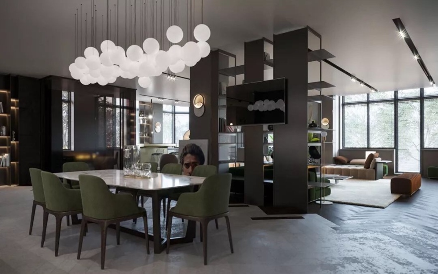 极简黑色家居,打造睿智生活空间-12