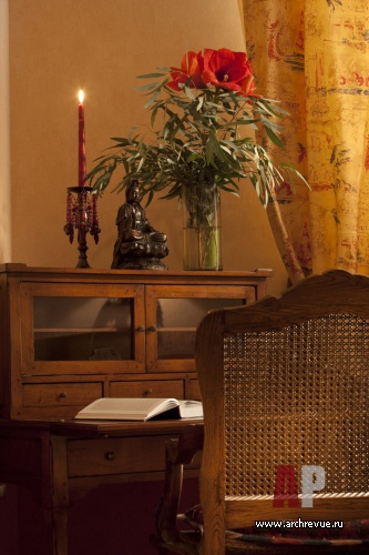 东方式陶土色调公寓室内设计丨Маркос Юлия-26