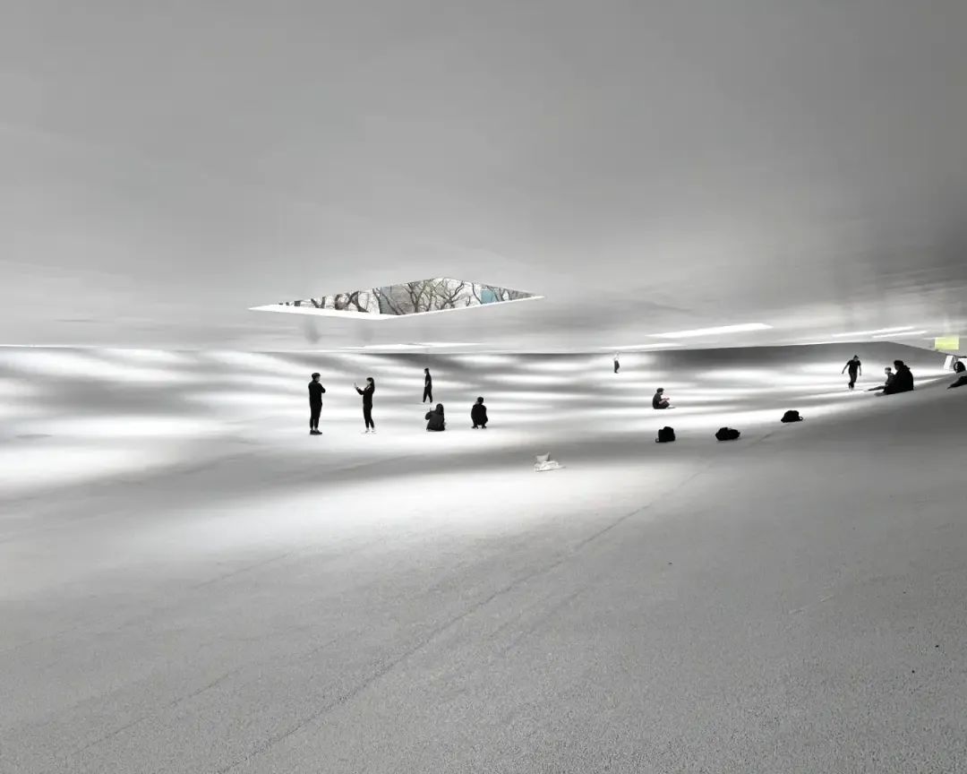 日本“最空白”建筑！无墙无柱无固定用途，59扇天窗让雨水阳光随意进出！网友：躺着发呆都变浪漫了-97