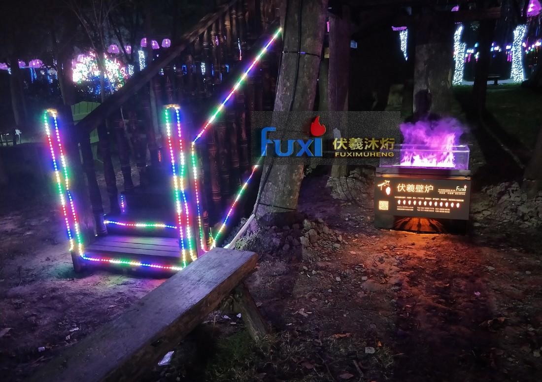 魔都嘉定小灶村梦幻灯光秀-26