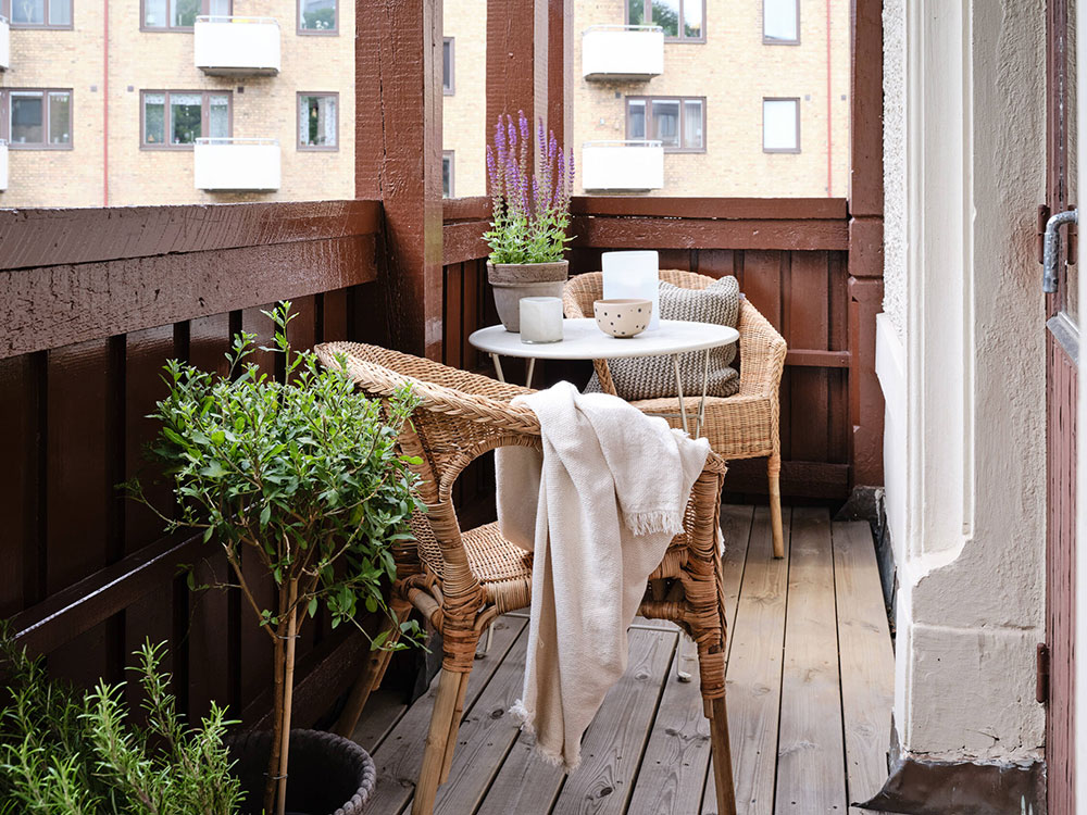 瑞典 52㎡清新自然角公寓设计-10