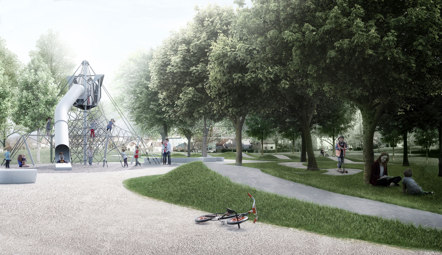 斯洛文尼亚 Šmartinski Park 公园改造 | 从菜地到城市乐园-38