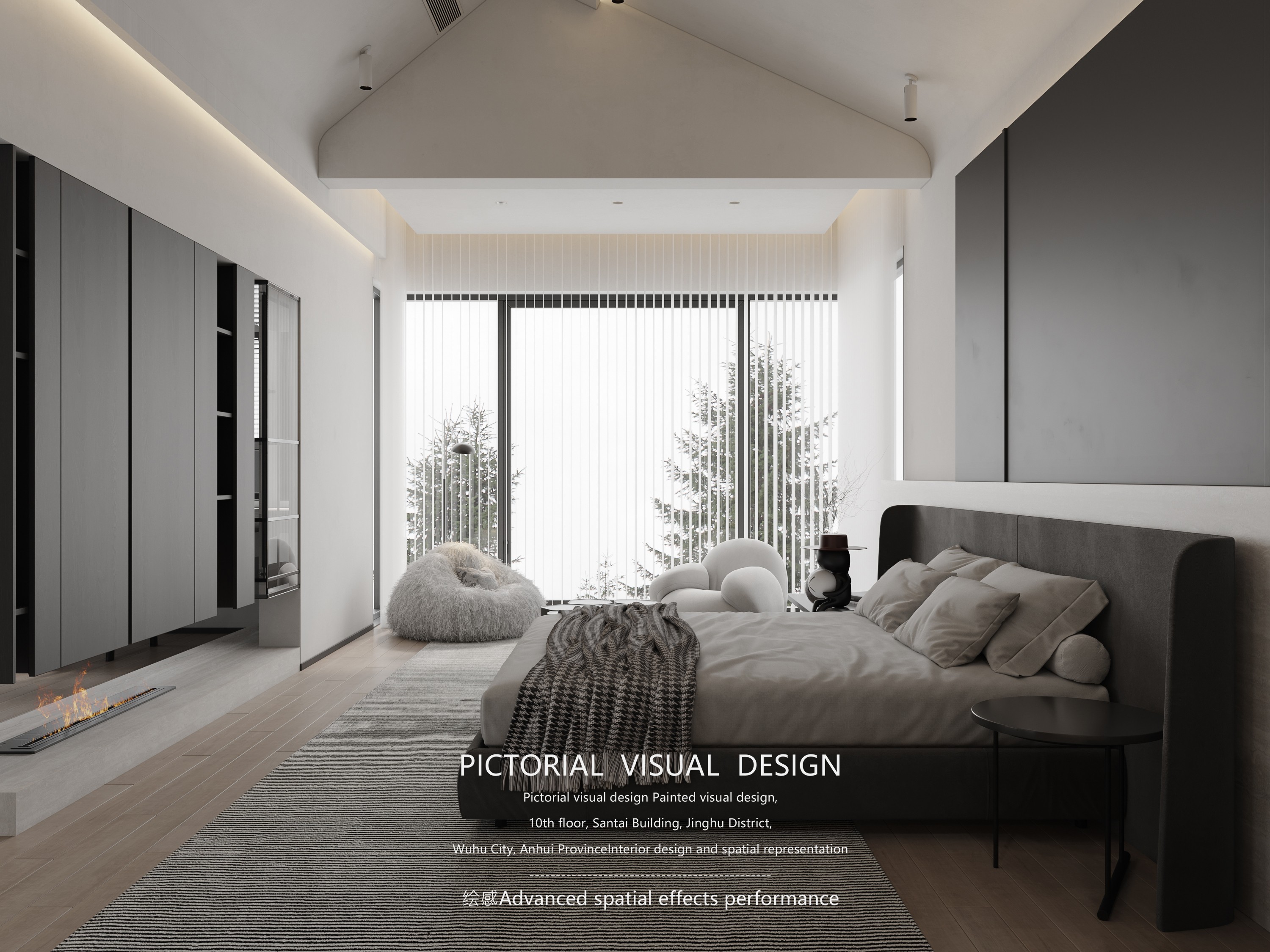 极简色调休息区设计案例丨绘感设计-6