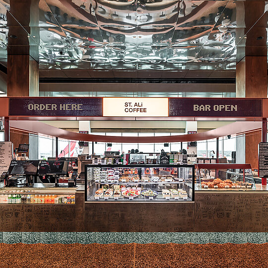 ST. ALi Kiosk Melbourne Airport by Jackson Clements Burrows Architects | Australian Interior Design Awards-2