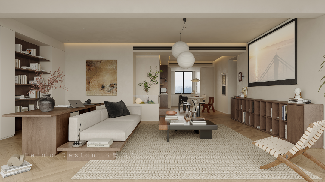 合肥150㎡中古风婚房设计丨中国合肥丨安徽飞墨设计组-22