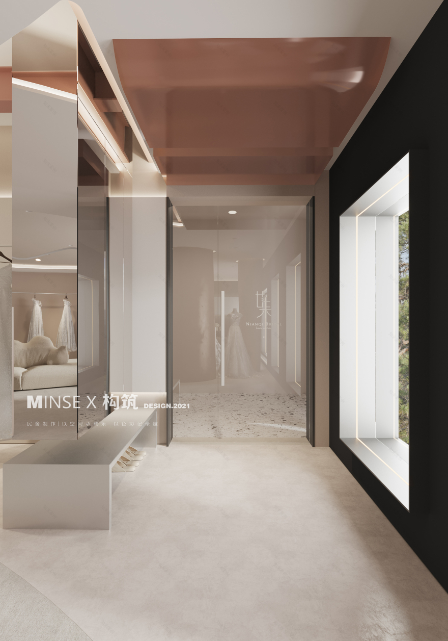 白月光 X 廿柒婚纱体验店丨中国上海丨民舍制作空间设计 X 构筑空间设计-7