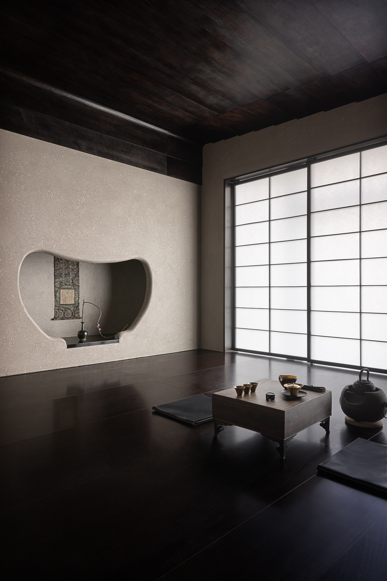 朴居茶空间丨中国杭州丨拾一空间设计-89