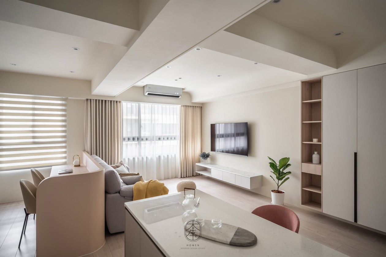 无重量感柔和色调平层设计-9