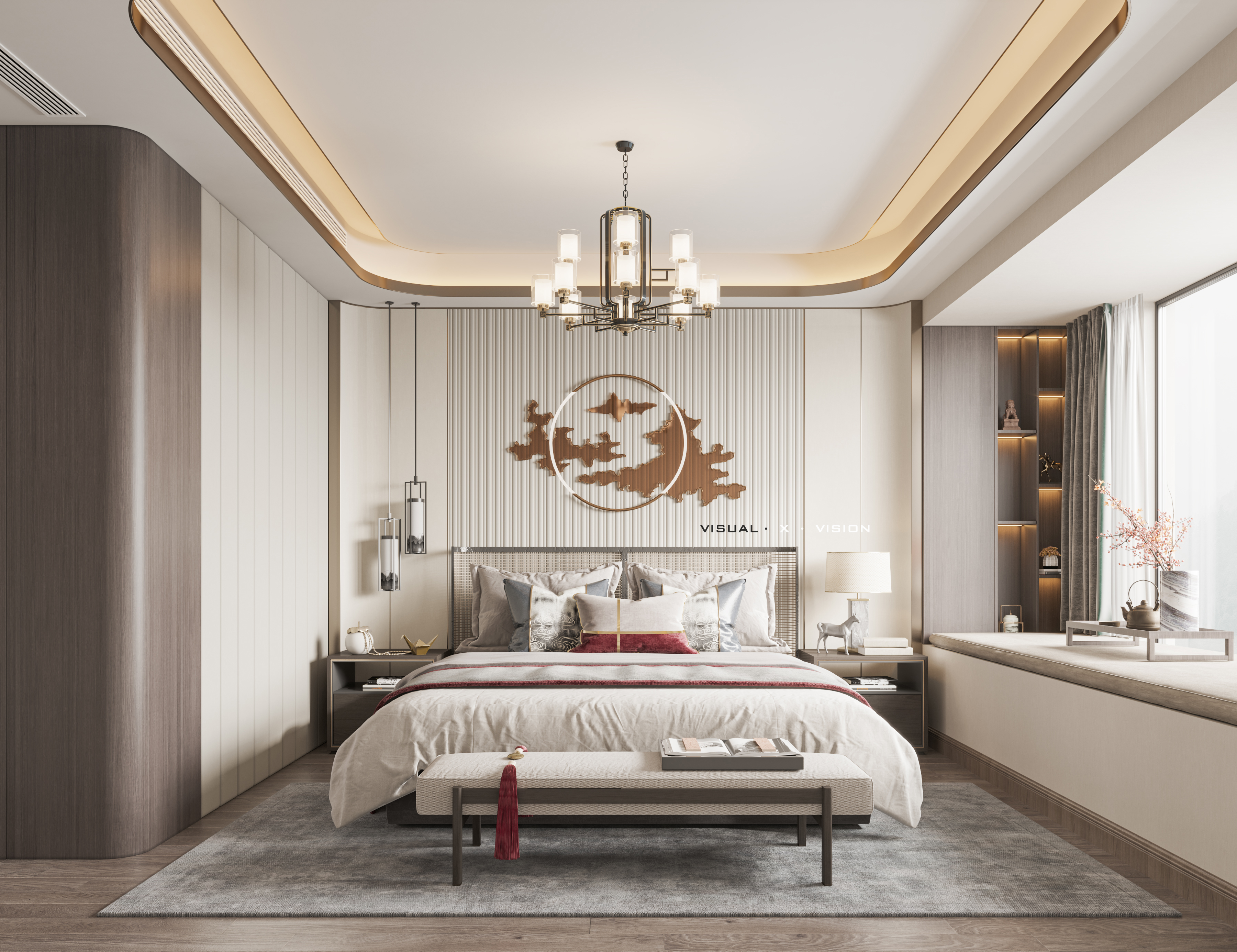 现代新中式风格室内设计-19