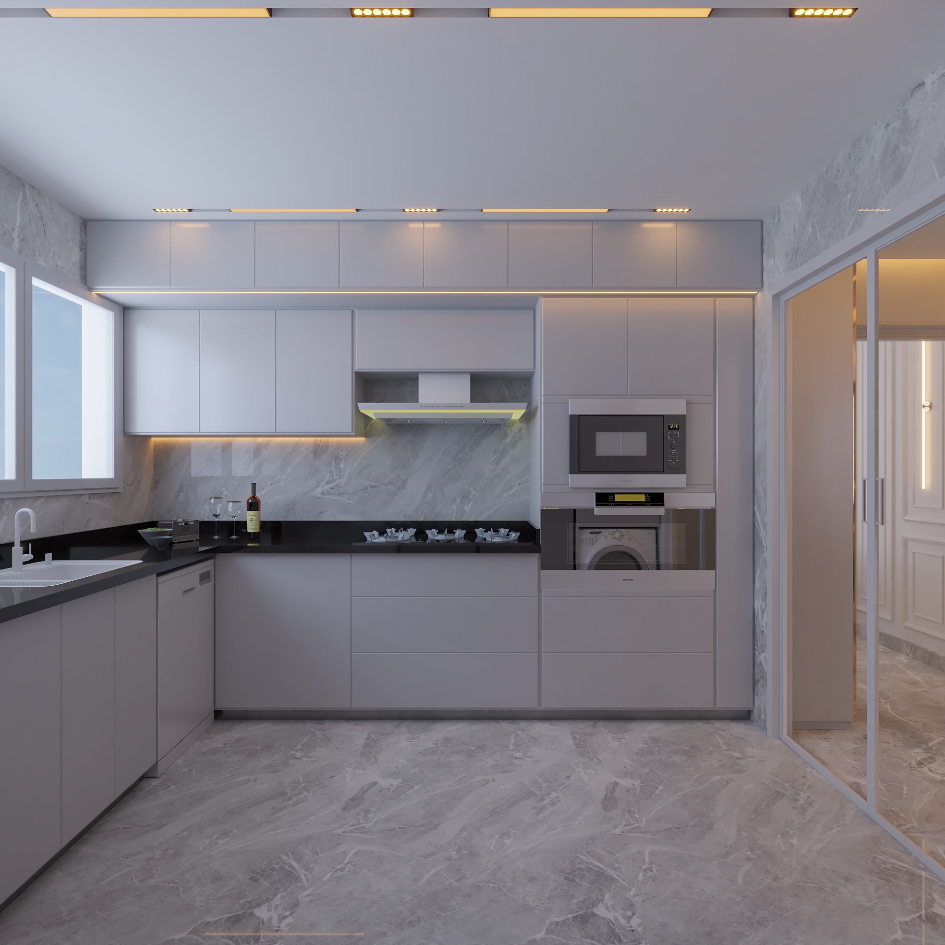 Modern Apartment Design at Smouha, Alexandria-10