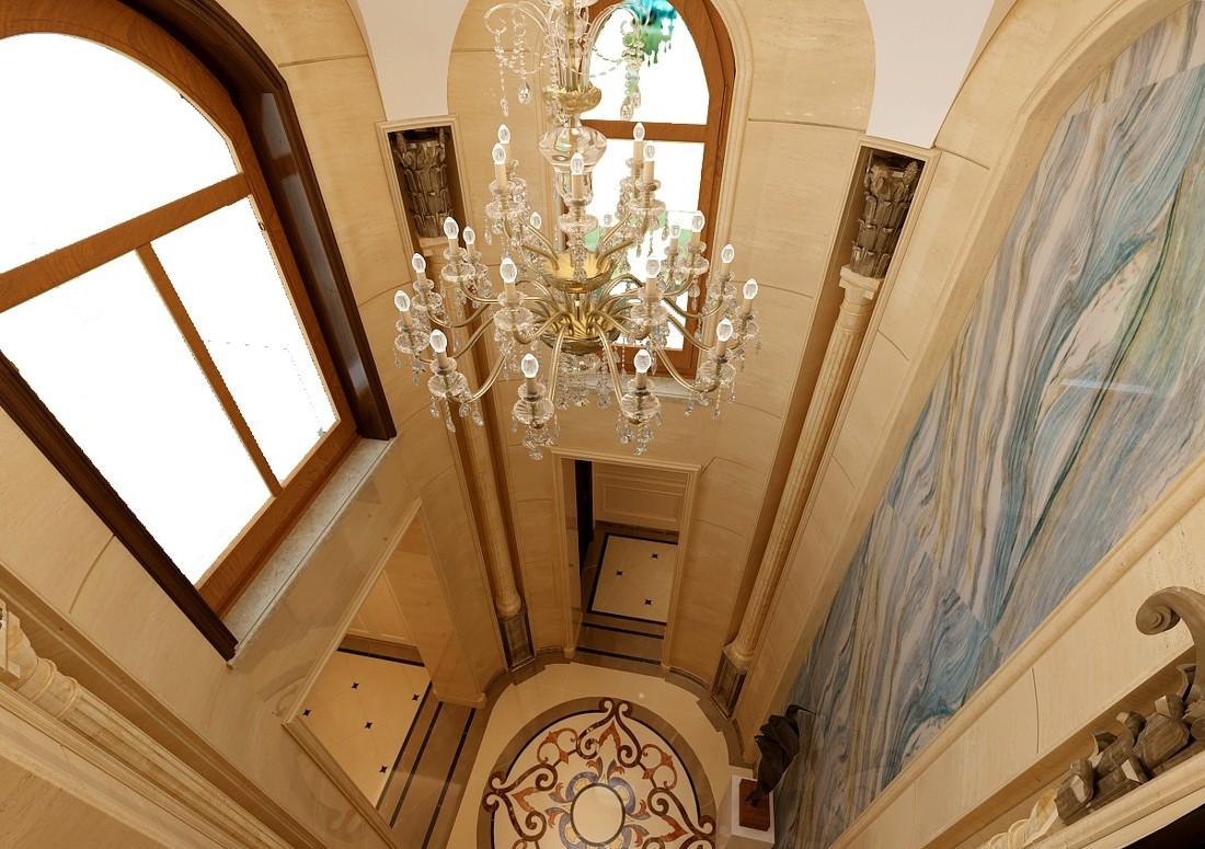 
济南名悦山庄别墅中式风格 -0