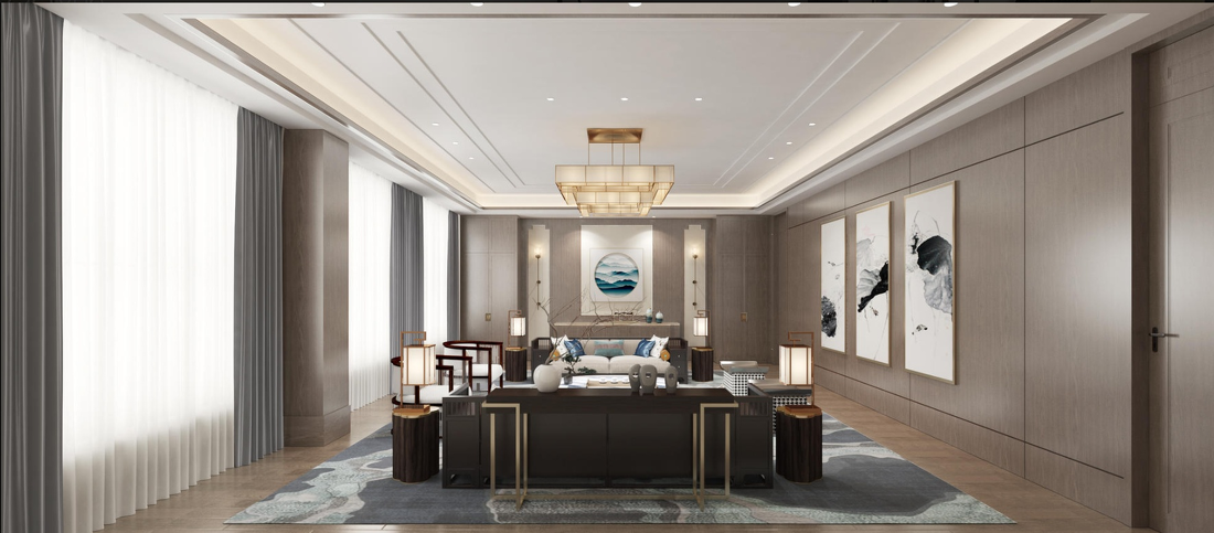 南昌赣洪铁路设备有限公司办公室新中式设计-10